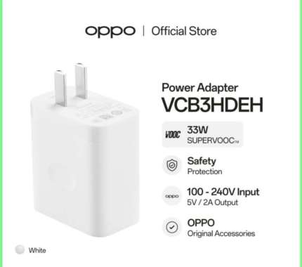 Oppo power Adaptor supervooc 33w vcb3Hdeh