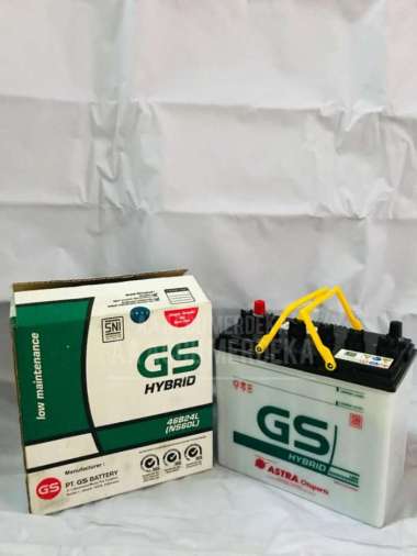 AKI ACCU GS ASTRA HYBRID NS60L 45 AH BALENO, CITY,LIVINA