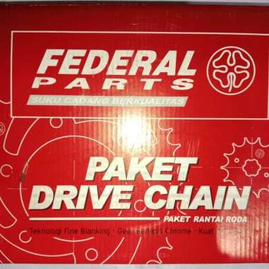 Gear Set / Paket Rantai Federal K41 Supra X 125 New, Blade 125 FI Multicolor