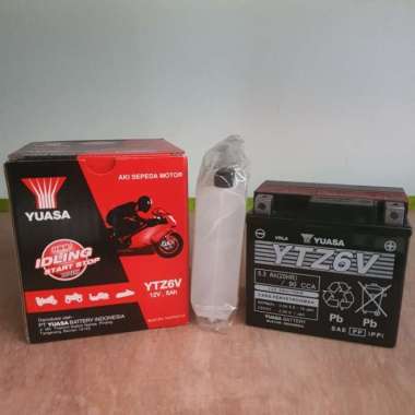 Aki Motor Yuasa YTZ6V Multicolor