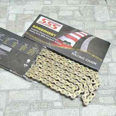 Rantai SSS 520HSBT Gold 520 x 110L Ninja250 Z250 Multicolor
