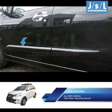 list body samping mobil all new avanza 2012-2014 Hitam
