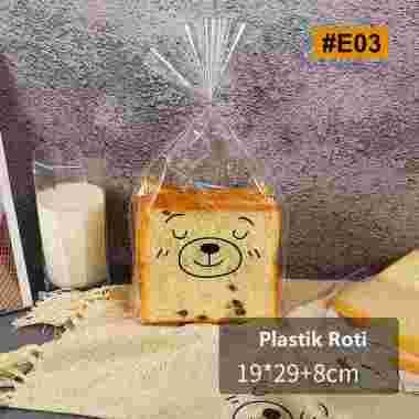 aiGooTan - (ISI 10) PLASTIK ROTI TAWAR - Kantong Kemasan Biskuit Sobek Motif Lucu Polos Tebal Manis 