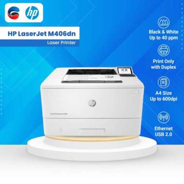 HP LaserJet Enterprise M406dn Printer (3PZ15A)
