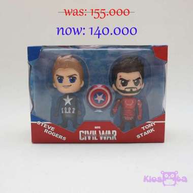 figure iron man tony stark dan captain america steve rogers civil war