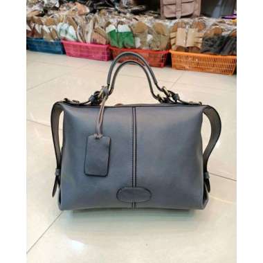 TAS WANITA PAPIRUT KULIT ASLI GARUT/TAS SELEMPANG WANITA L Abu