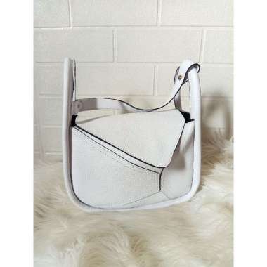 Tas lindoy Kulit Sapi Asli Putih
