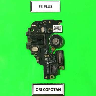 KONEKTOR HEADSET HANDFREE PLUS GETAR VIBRATOR OPPO F3 PLUS ORI COPOTAN