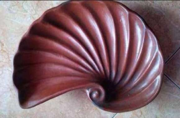 Piring Kerang Tanah Liat |Piring Saji Kerang Tanah Liat |Piring Unik