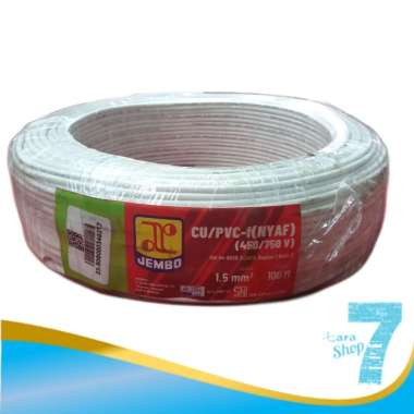 JEMBO KABEL NYAF 1,5 MM² PUTIH