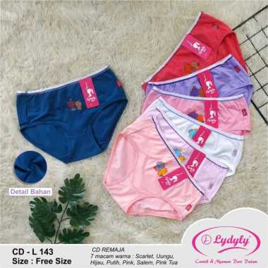 LIDILY - Celana Dalam Remaja Wanita Katun | CD Anak Anak Cewek Motif CD L143