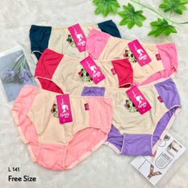 LIDILY - Celana Dalam Remaja Wanita Katun | CD Anak Anak Cewek Motif CD L141