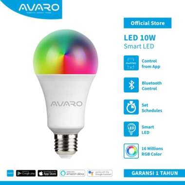 Smart Lampu LED Bluetooth 10W Original Avaro