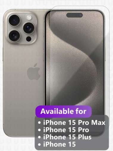 Tempered Glass iPhone 15 / Plus / Pro / Pro Max Protego Screen Protector iPhone 15 Pro Max