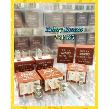 relay denso coklat 12v 5kaki