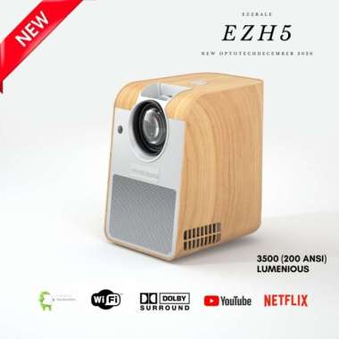Mini Proyektor projector Smart Mini Ezzrale EZH5 Android n Speaker