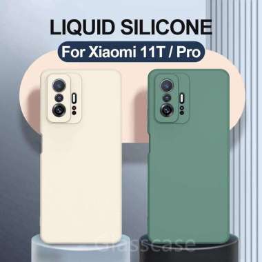 Soft Case Xiaomi 11T/Pro Redmi Note 11, Pro + Liquid Silikon Slim Skin Merah - Xiaomi 11T+Pro