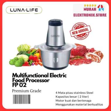 Luna Life Food Processor FP 02 Magic Chopper 2 Liter