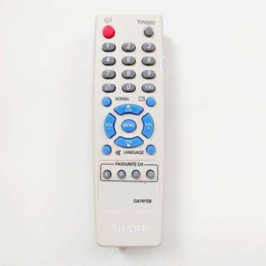 REMOT REMOTE TV TABUNG SHARP ALEXANDER SLIM/FLAT GA797SB