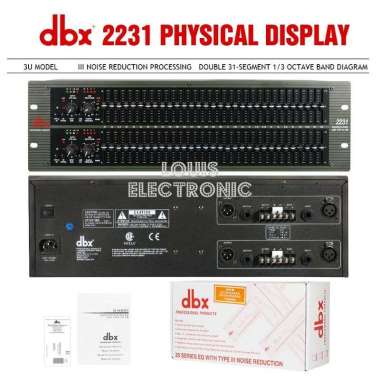 Equalizer DBX 2231 DBX2231 Equaliser Ekualiser DBX 2231