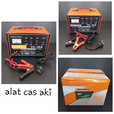 Battery Charger 20A 30A DC 12v 24v / Alat cas aki accu mobil Motor 20 amper