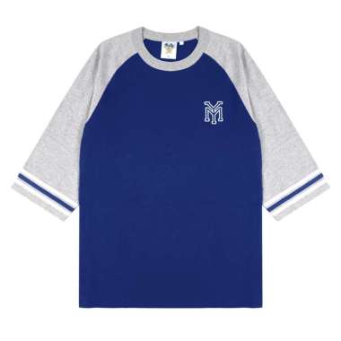 Moutley Men's Vintage T-Shirt Short Sleeve Sportswear C090923 Blue M