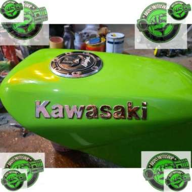 STICKER EMBLEM STIKER STICKER TIMBUL TANGKI MOTOR KAWASAKI NINJA R SS