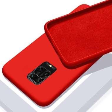 Soft Case Xiaomi Redmi Note 9 Redmi Note 9 Pro Silikon Candy Macaron Note 9 - Merah