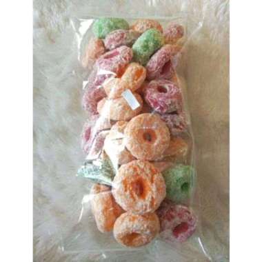 [RANDOM] Ladu Donat Warna Warni - 200gr / Gembos Getas Tabur Gula