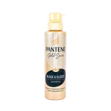 Promo Harga PANTENE Gold Shampoo Black & Glossy 125 ml - Blibli