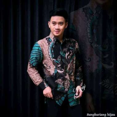 Kemeja Batik Pria Lengan Panjang| Kemeja Batik| Baju Batik Pria Lengan Panjang| Baju Atasan Pria | B