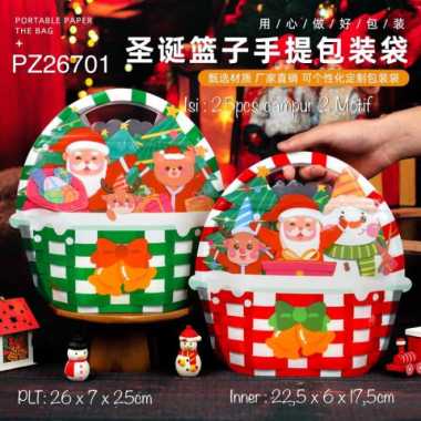 PZ Plastik Klip Natal Besar Zipper Ziplock Christmas Bag Big Size