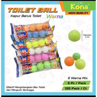 KAPUR BARUS/KAMPER TOILET ball ISI 5 BALL BESAR