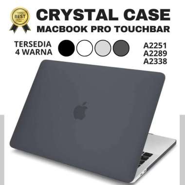 Case Macbook Pro 13 Touchbar 2020 M1 Hardcase Transparan Putih