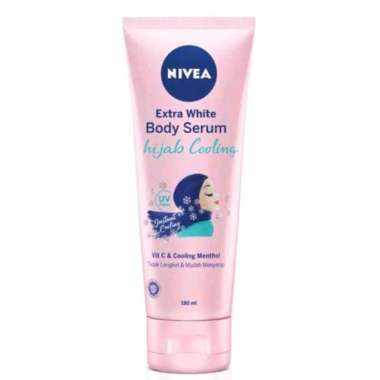 NIVEA Extra White Body Serum Hijab Cooling 180ml