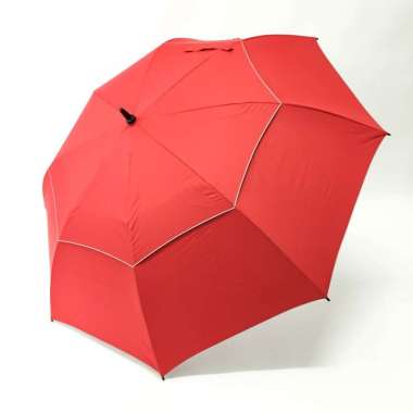 GST / Payung tongkat / payung golf / fiber / GRC / susun dua - Kode 75004 , 5211 Merah