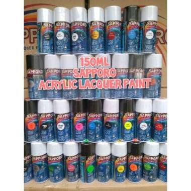 sapporo 150ml pilok pilox cat semprot Saporo sapporo 150ml black 749 primer grey 768 774 dull black 