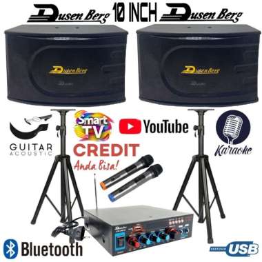 Karaoke Set Speaker DUSENBERG 10 Inch Amplifier Karaoke Youtube