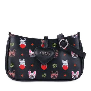 Gosh Lunaria 129 Sling Bag BLACK