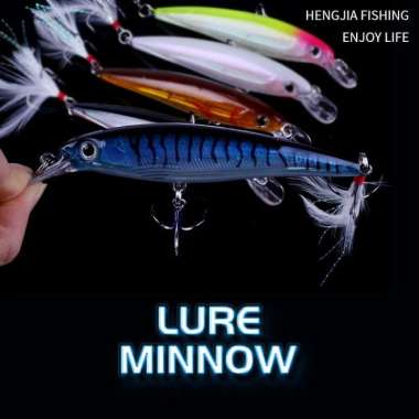 GST Umpan Pancing Ikan Umpan Bentuk Ikan Buatan Lure Minnow Premium Laut