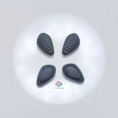 Nose Pad Kacamata Nike Bantalan Hidung NosePad Frame Sungglas Push On Abu-abu