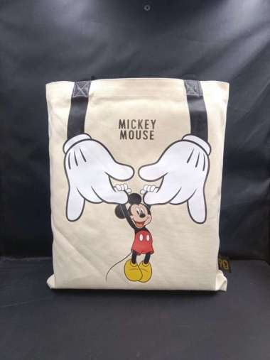 Gracegift Mickey Mouse 90th anniversary tote bag Black