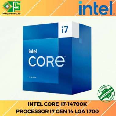 Processor Intel Gen 14 Core i7 14700K Up to 5.60 Ghz Box Resmi