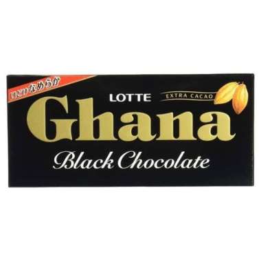 LOTTE GHANA BLACK CHOCOLATE 50GR
