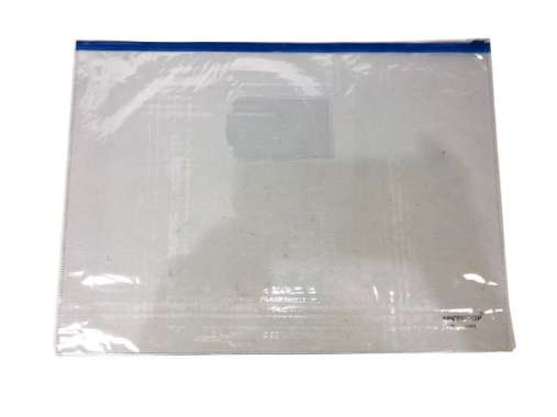 Zipper Bag Plastik B4 Microtop biru
