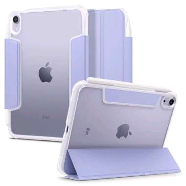 Case iPad Mini 6 8.3 Inch 2021 Spigen Ultra Hybrid Pro Clear Stand Flip Folio Anti Crack Casing Lave