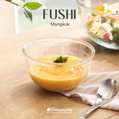 Dekoruma FUSHI Mangkok - Bowl dari Kaca 500 ml