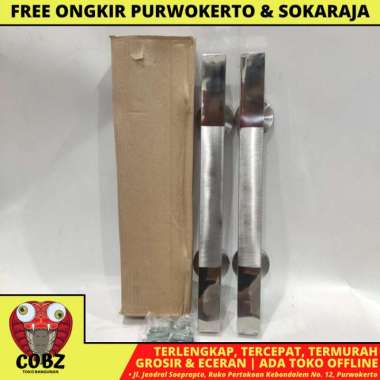 HP DOOR PULLER GAGANG TARIKAN KUNCI PINTU BULAT MINIMALIS STAINLESS