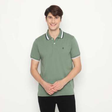 MATSUDA Kaos Polo Shirt Pria Kerah Aioi Hijau H GREEN M