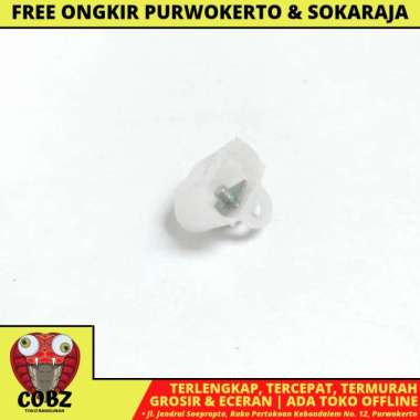 NM Kap Tutup Rel Gorden Batang Model Bulat Plastik PVC Biji